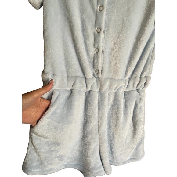 NWT Powder Blue Short Romper OR SWIM COVER - Picture 3 of 4